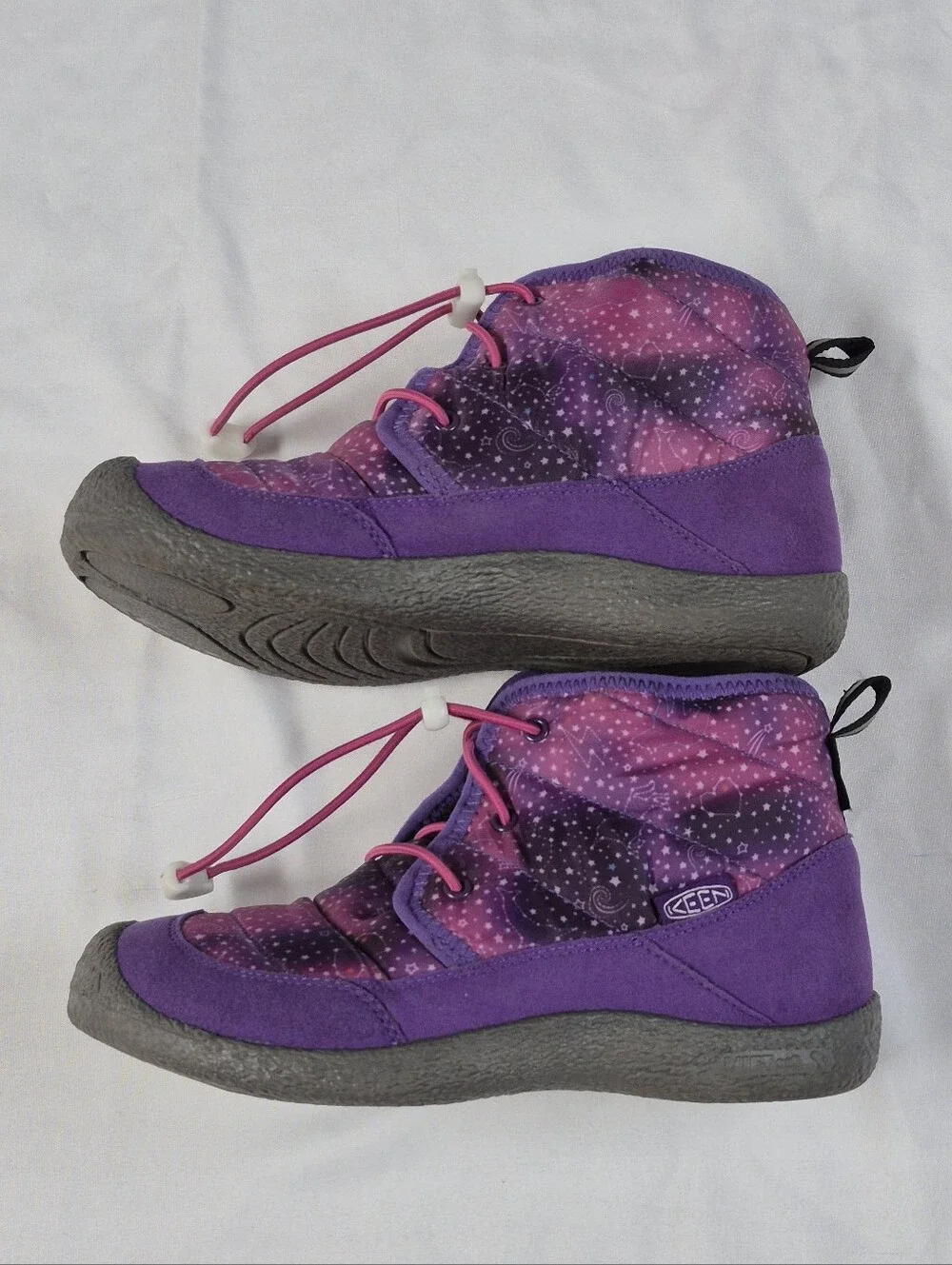 KEEN Howser II Chukka Mid Boot Waterproof Girls Tillandsia Purple Size 4